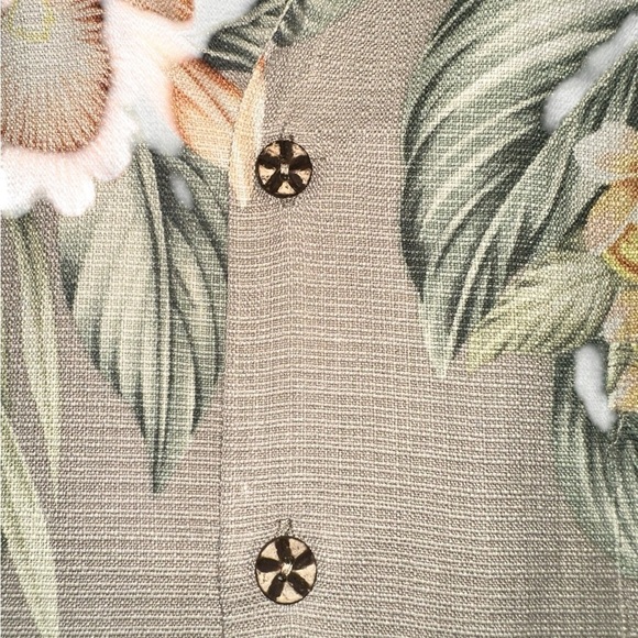 Jamaica Jaxx Tropical Floral Men's 100% Silk Shirt Size XXL - Picture 9 of 13